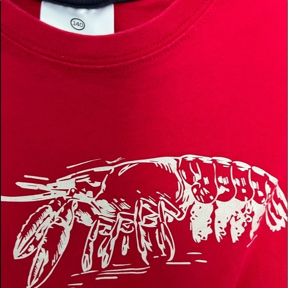 Hanna Andersson graphics red t-shirt, size 140 (10Y), new but no tags - Picture 1 of 6